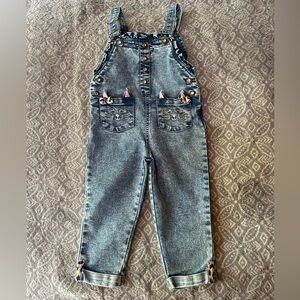 Toddler Girl Overalls. Size 24 months.